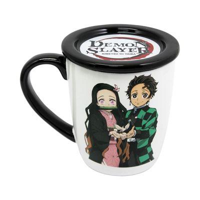 DEMON SLAYER - Tanjiro & Nezuko - Mug with lid 414mL