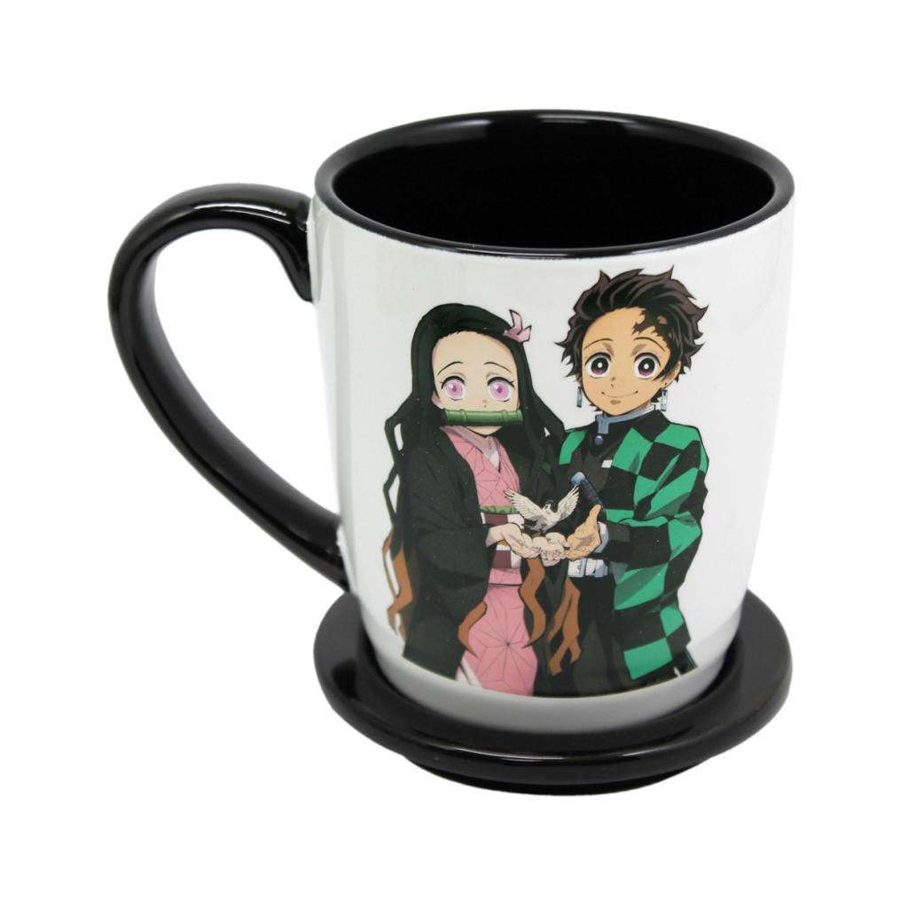 DEMON SLAYER - Tanjiro & Nezuko - Mug with lid 414mL