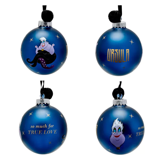 VILLAINS - Set of 7 Xmas Baubles