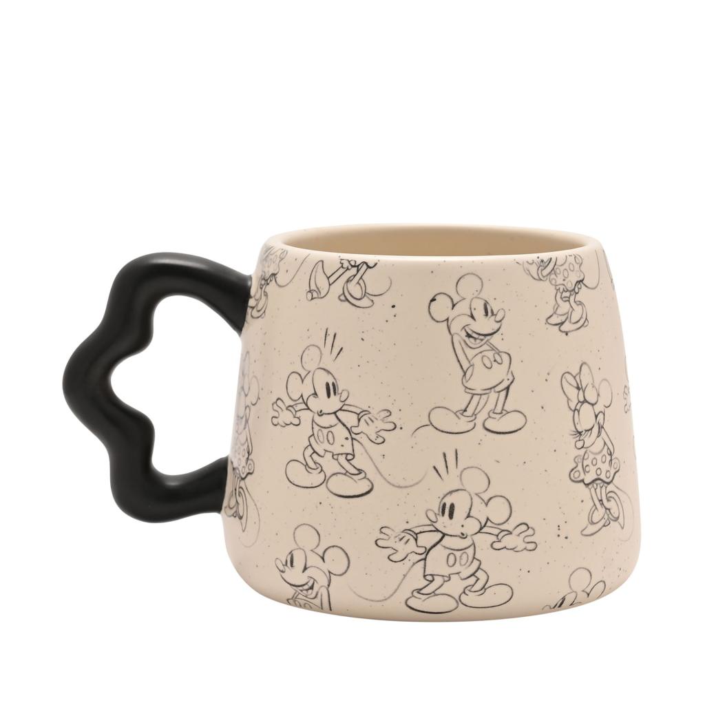 MICKEY & MINNIE - Shapes - Black&White - 3D Mug