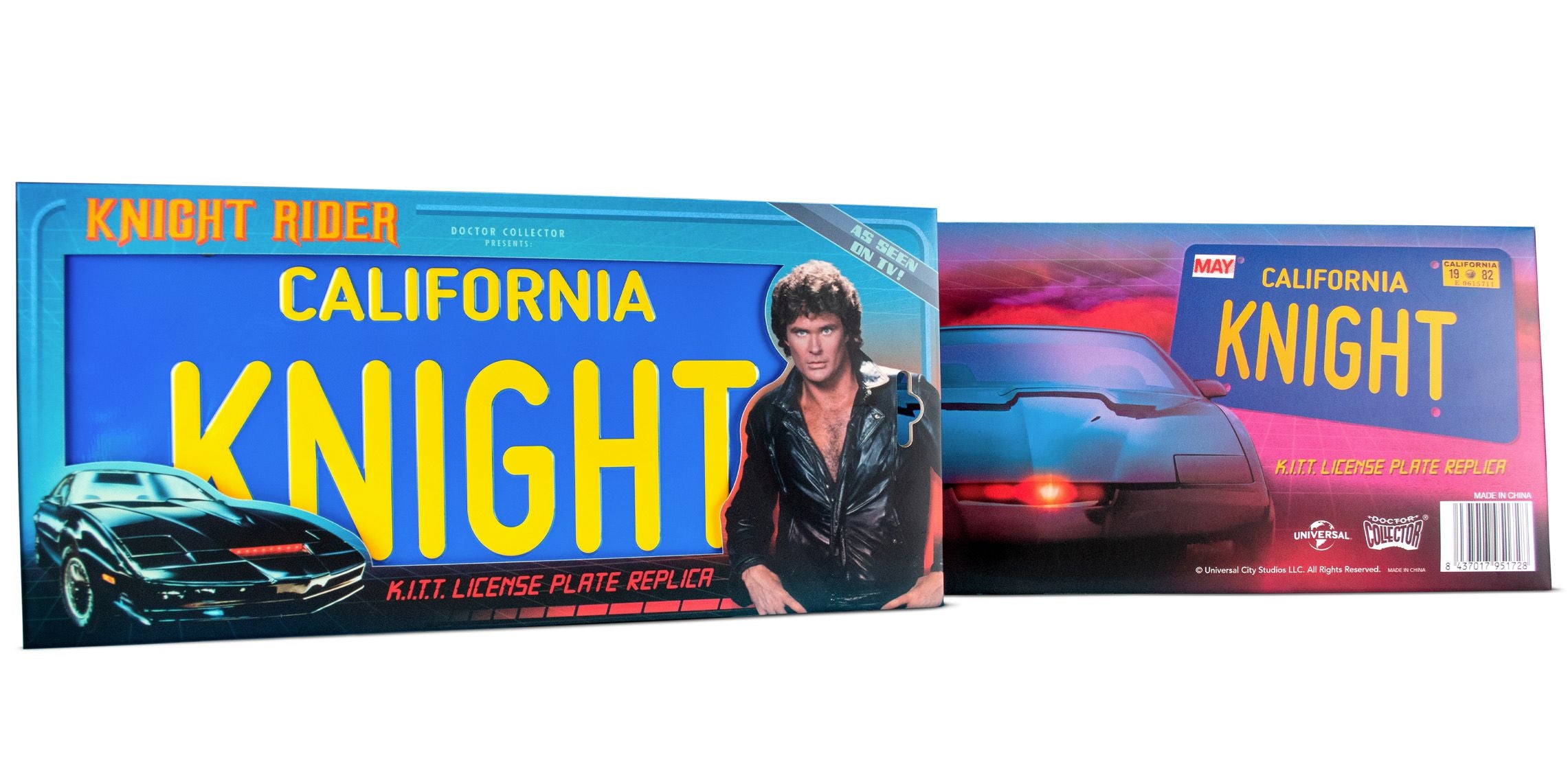 KNIGHT RIDER - 'K.I.T.T.' License Plate - 33,5 x 16 cm