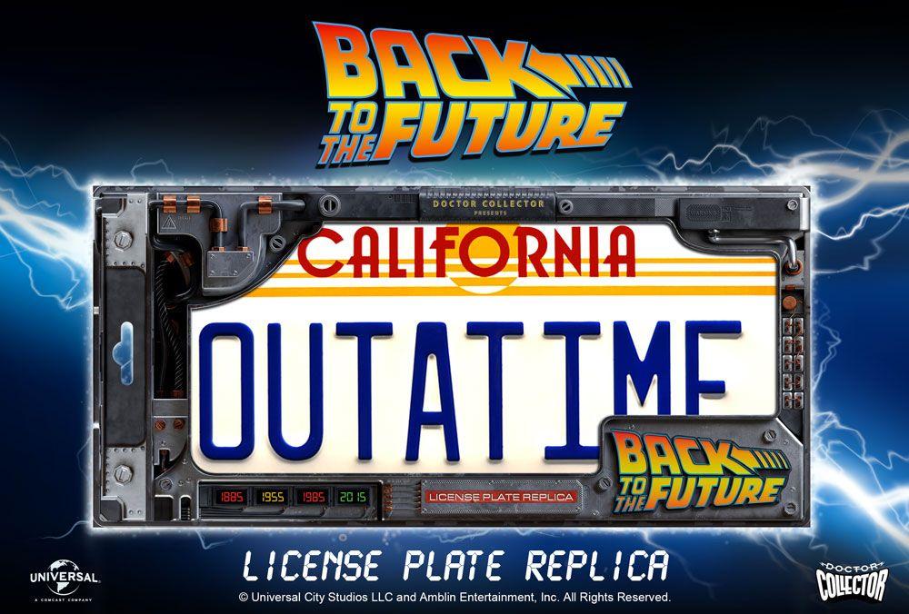 BACK TO THE FUTURE - License Plate 'Outatime' - Replica 1/1