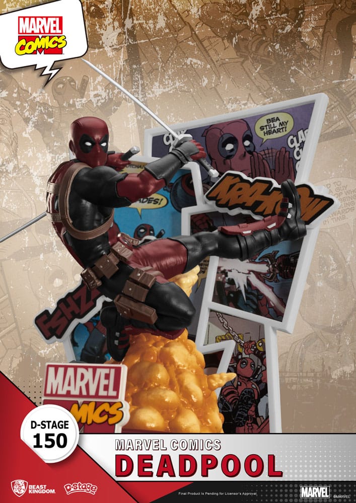 MARVEL - Deadpool - Diorama D-Stage 16cm