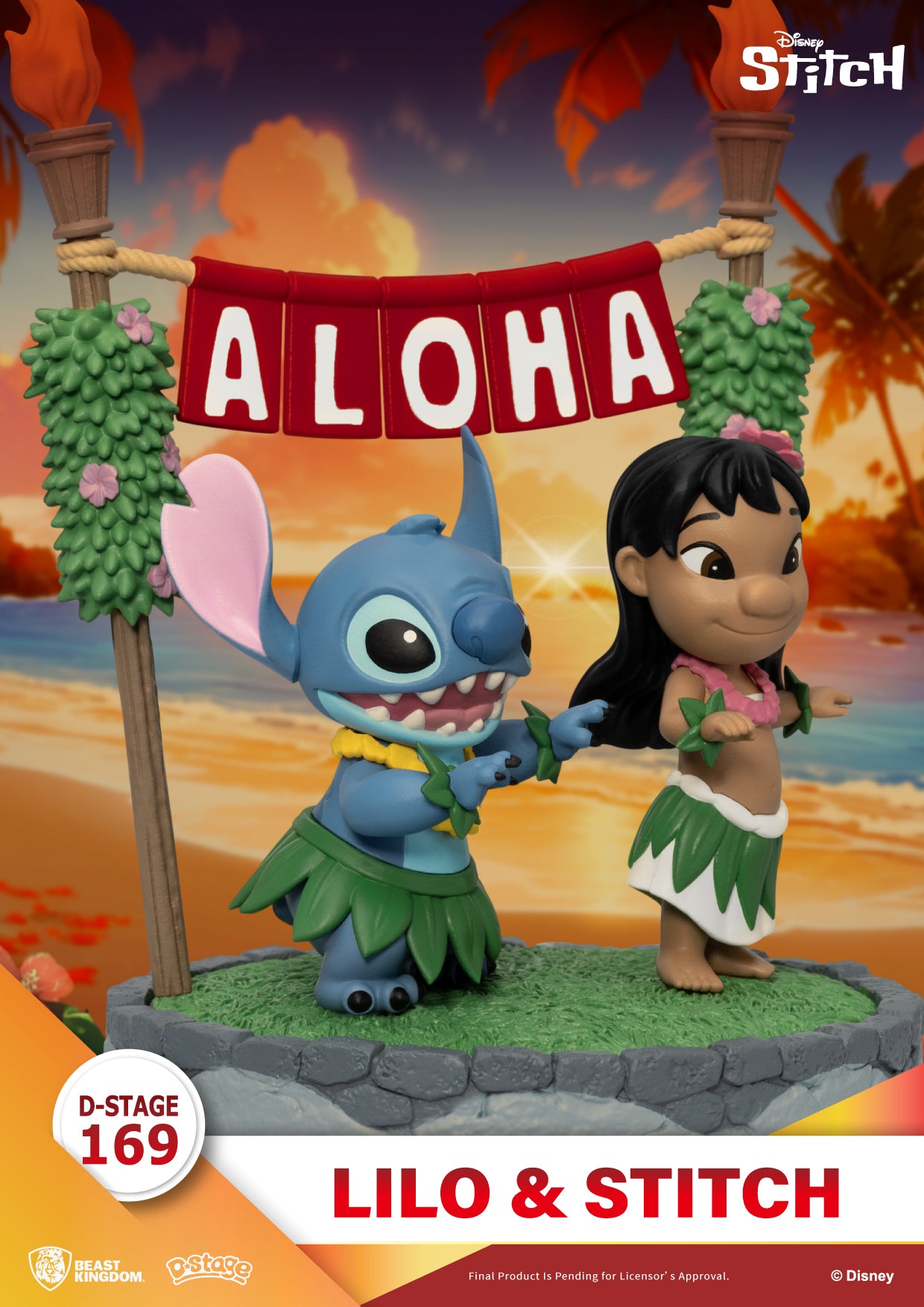 LILO & STITCH - Aloha - Diorama D-Stage 13cm