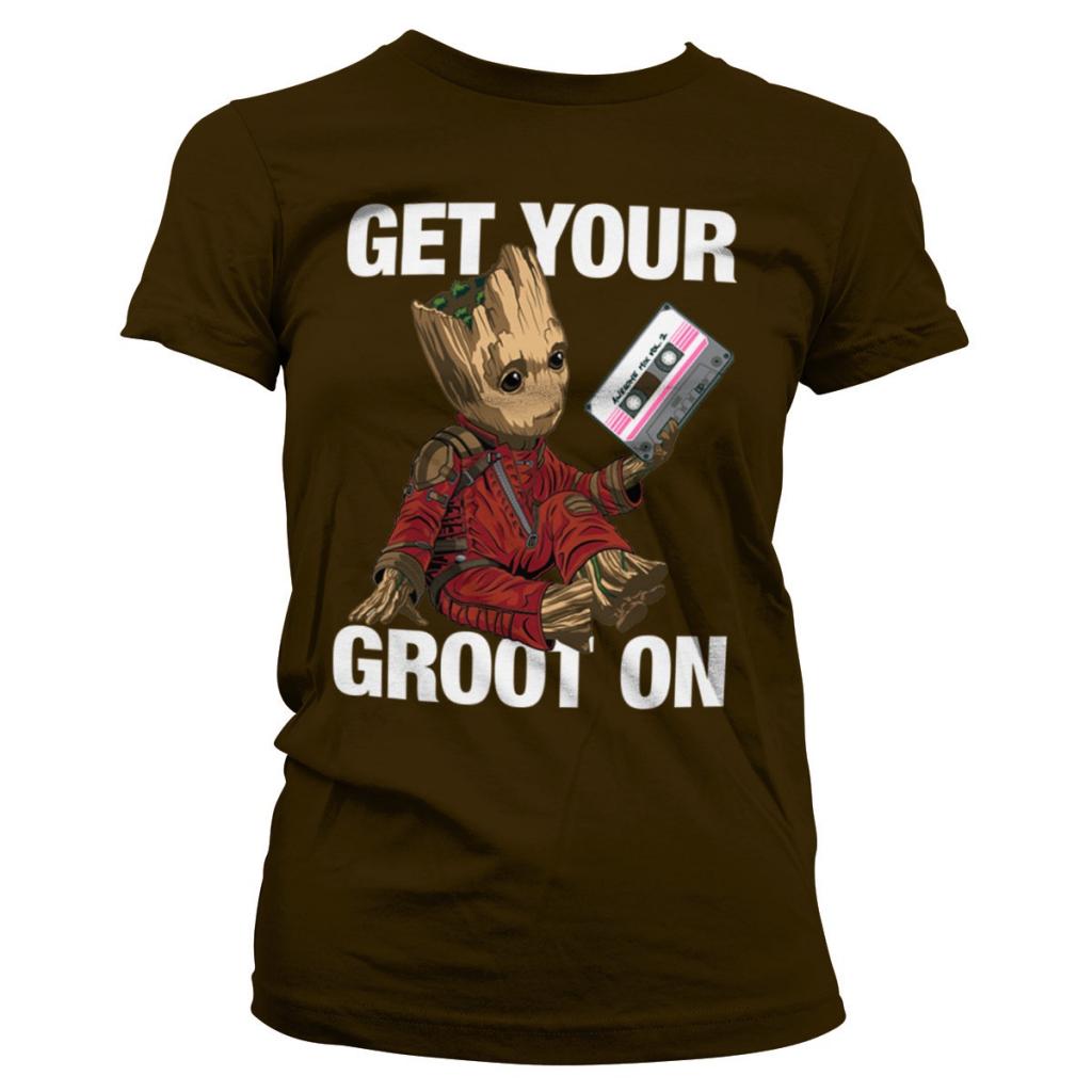 GUARDIANS OF THE GALAXY - T-Shirt Get Your Groot On - GIRL (S)