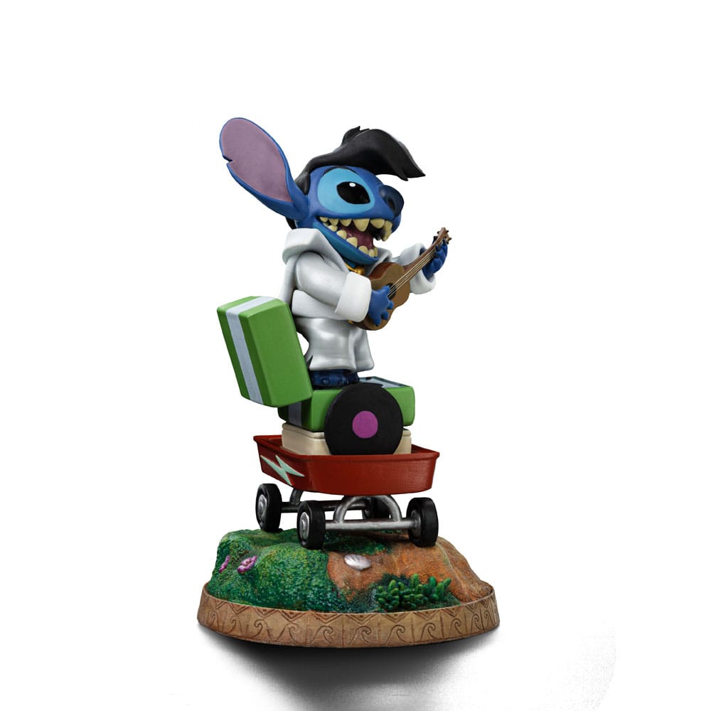 DISNEY - Stitch King Of Rock- Statuette Art Scale 1/10 Deluxe 17cm