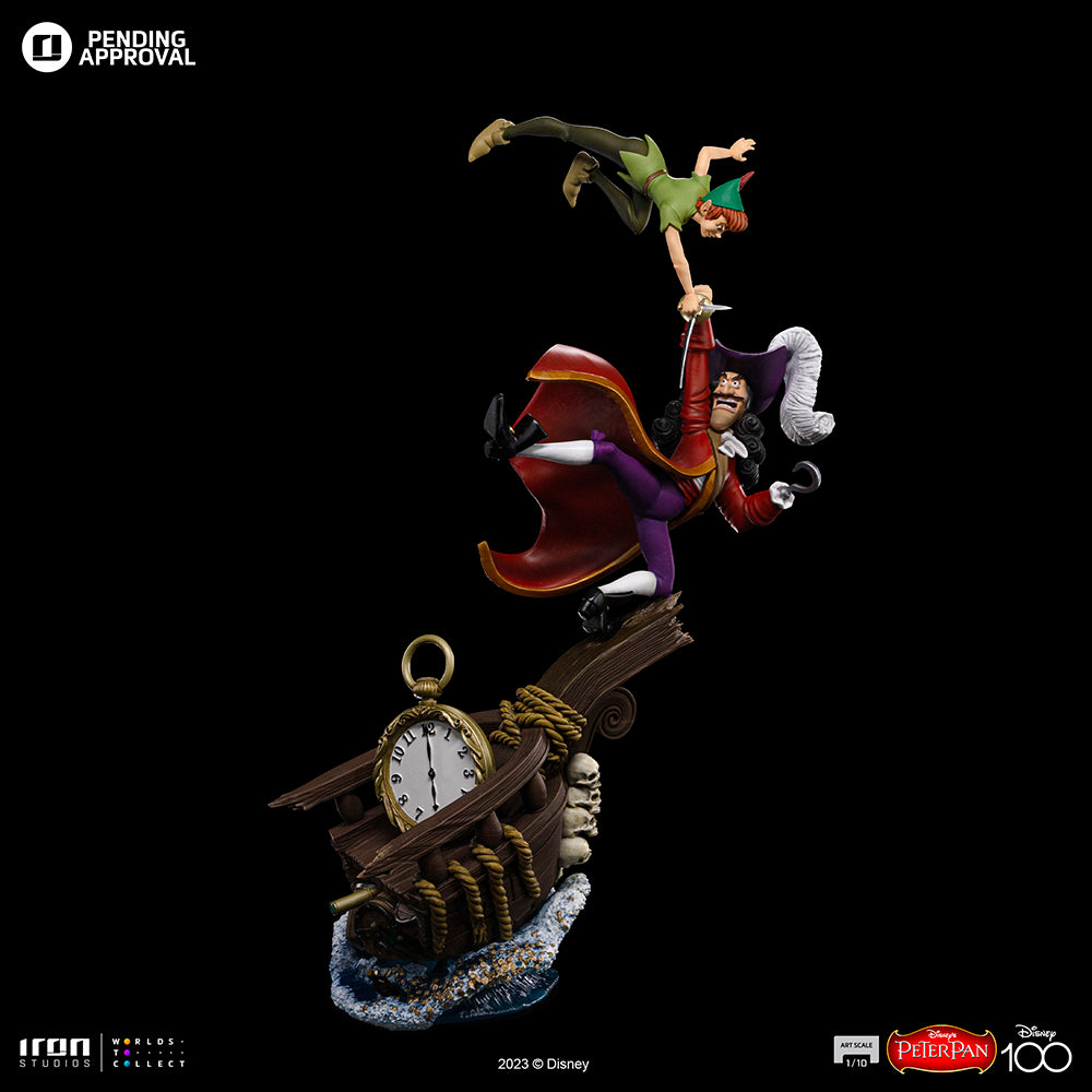 DISNEY - Peter Pan VS Crochet - Statuette Art Scale 1/10 40cm