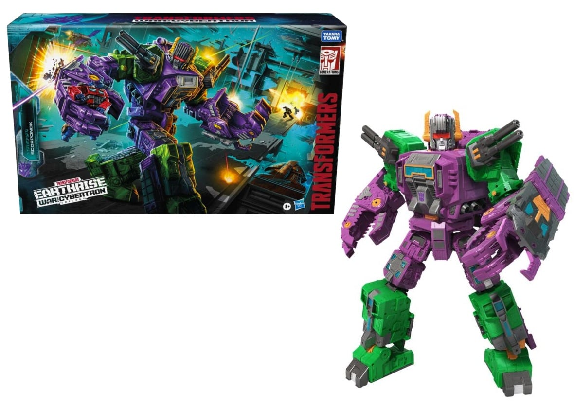 TRANSFORMERS - Scorponok - Figurine Earthrise Titan Class 53cm