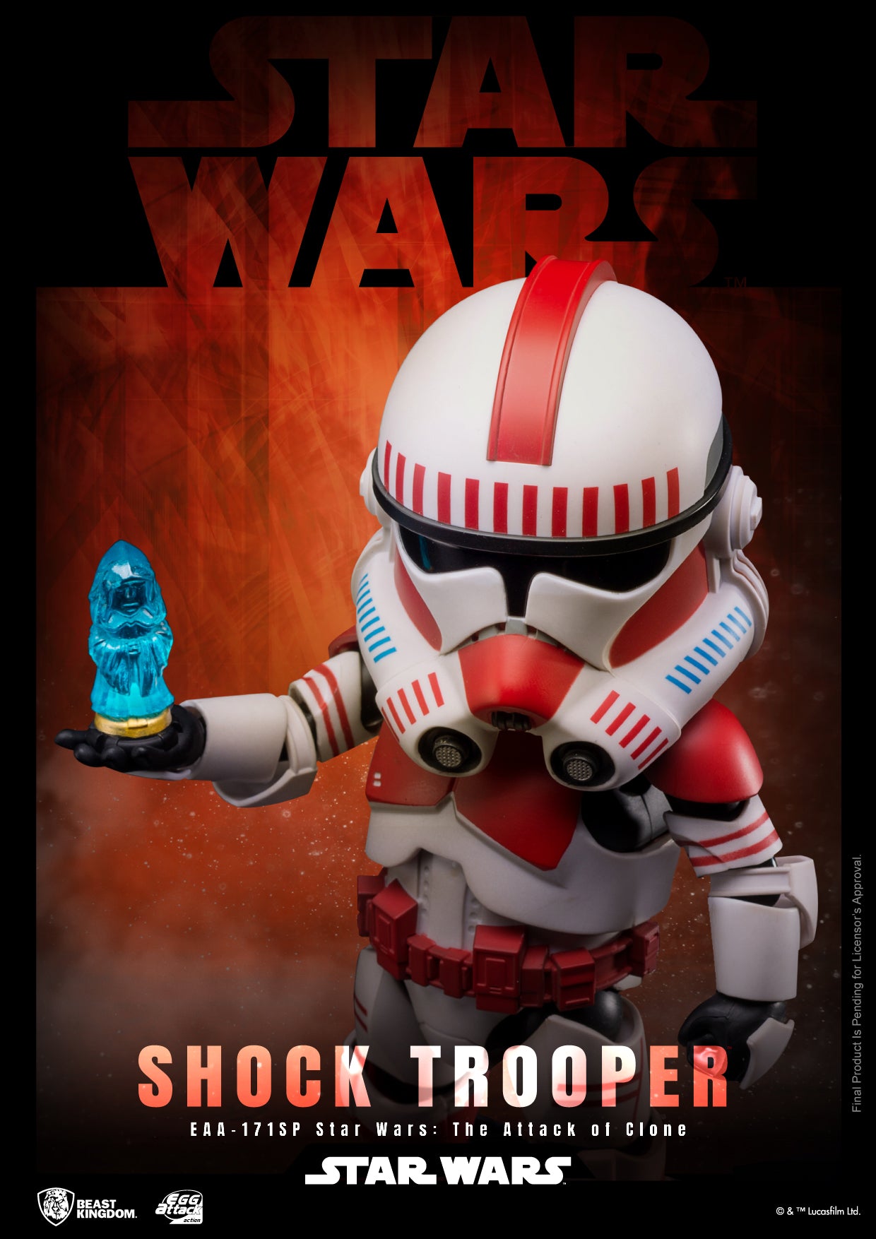 STAR WARS - Shock Trooper - Figure Egg Attack Action 16.5cm