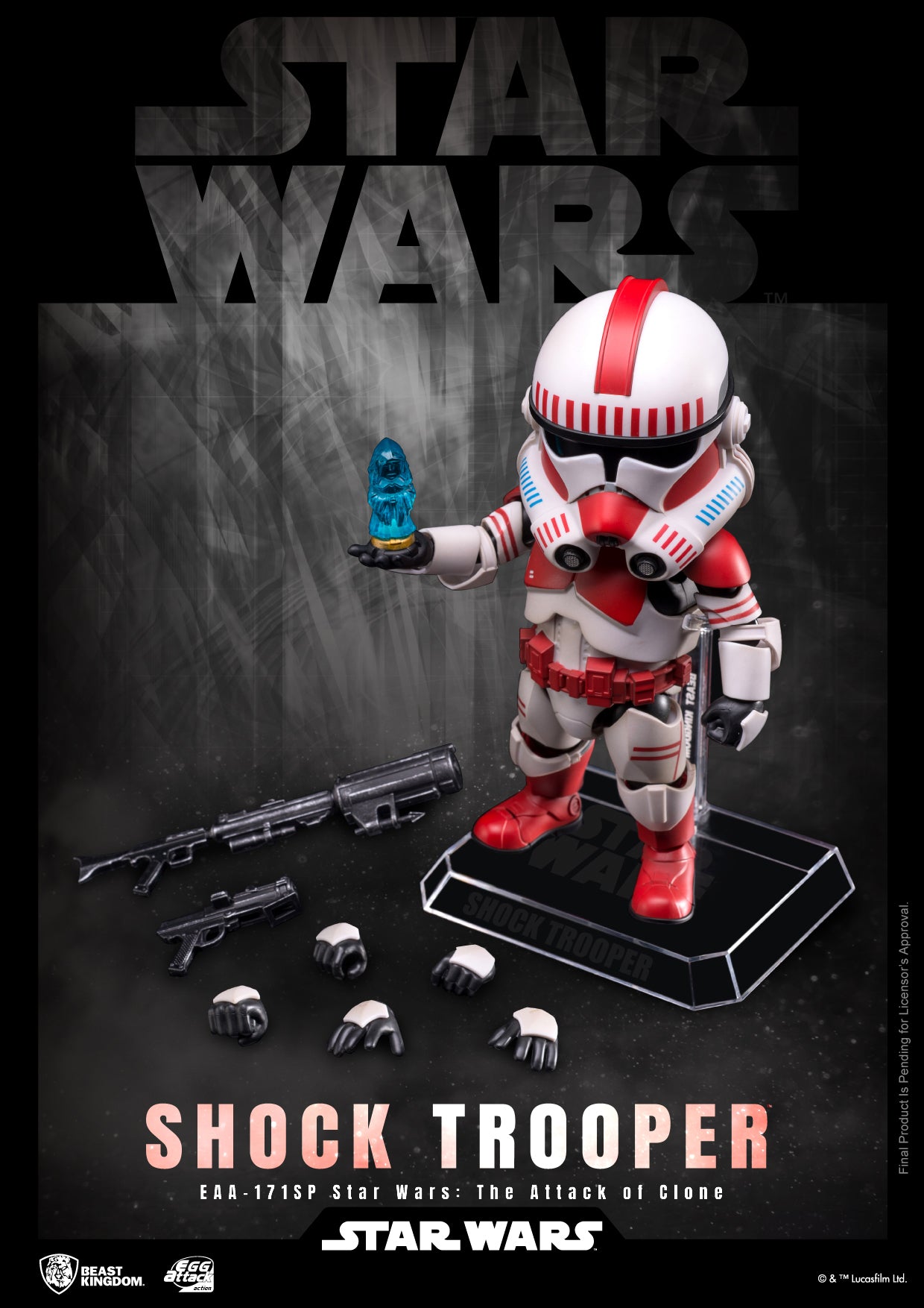 STAR WARS - Shock Trooper - Figure Egg Attack Action 16.5cm