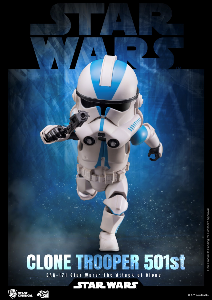 STAR WARS - Clone Trooper 501st - Figure Egg Attack Action 16.5cm