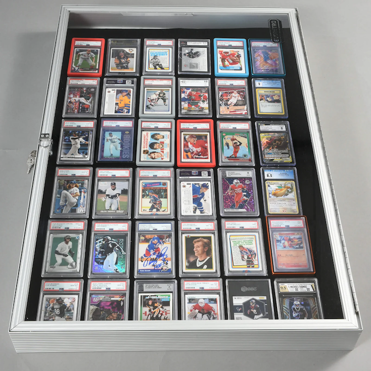 EVORETRO - Show Case Aluminium/Acrylic 91x60x10cm With Secure