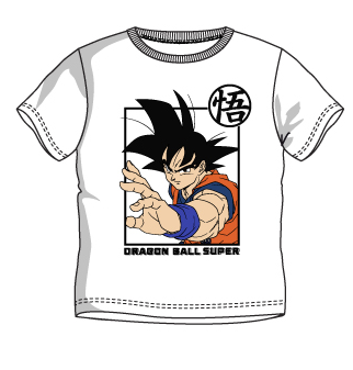 DRAGON BALL SUPER - Goku - Unisex T-Shirt White (6 Years)