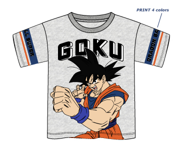 DRAGON BALL - Goku - Unisex T-Shirt Grey (6 Years)