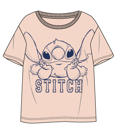 LILO & STITCH - Stitch - Unisex T-Shirt Pink (L)