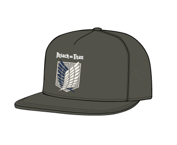 ATTACK ON TITAN - Survey Corps - Kids Kaki Cap 54cm