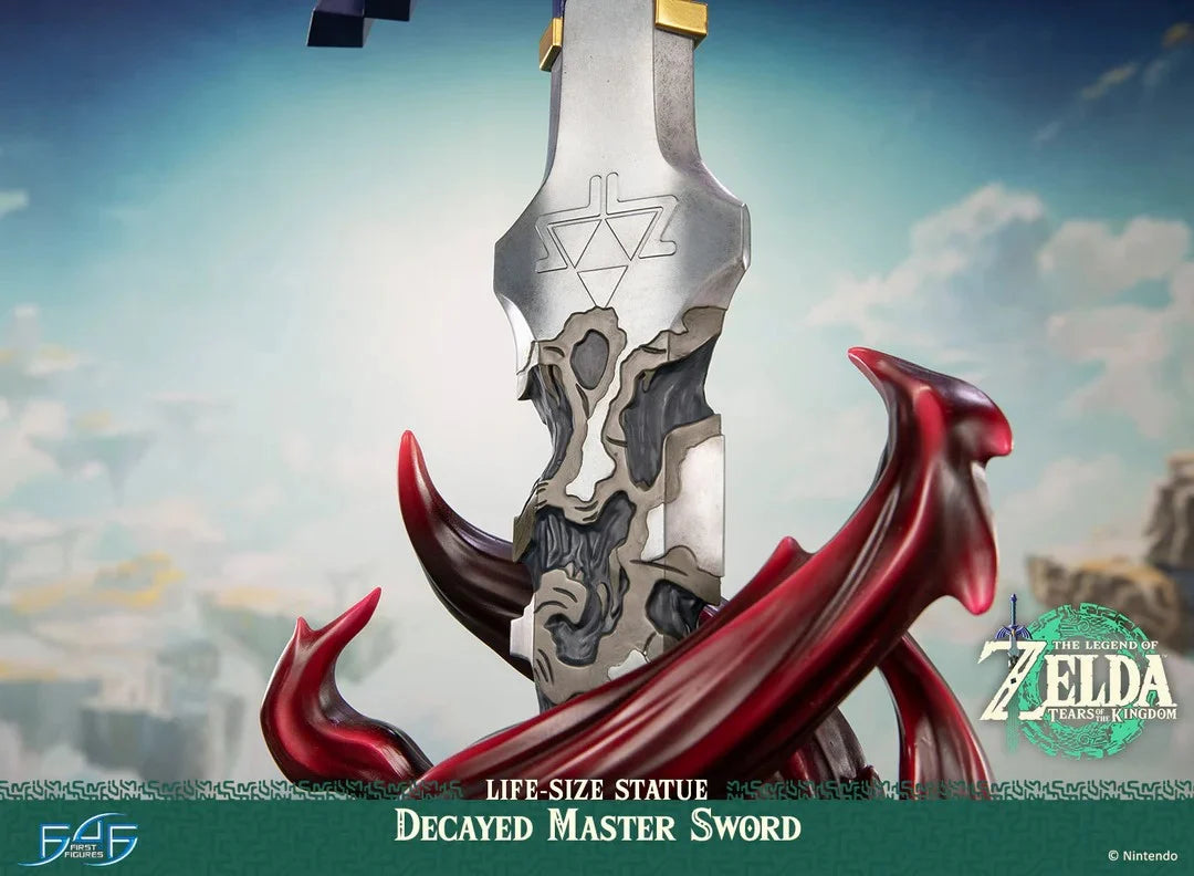 ZELDA TEARS OF THE KINGDOM - Decayed Master Sword - Statue 1/1 71cm