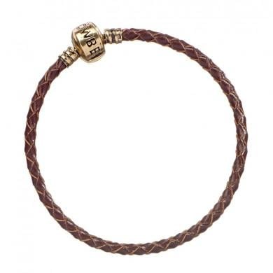 FANTASTIC BEASTS - Brown Leather Charm Bracelet - 20cm