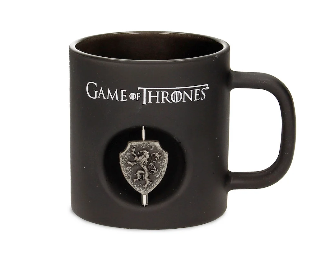 GAME OF THRONES - Mug - Lannister 3D Rotating Emblem - Black