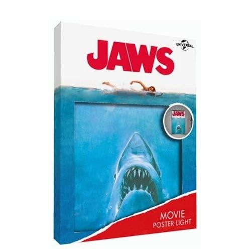 JAWS - Movie Poster Light - Size A4