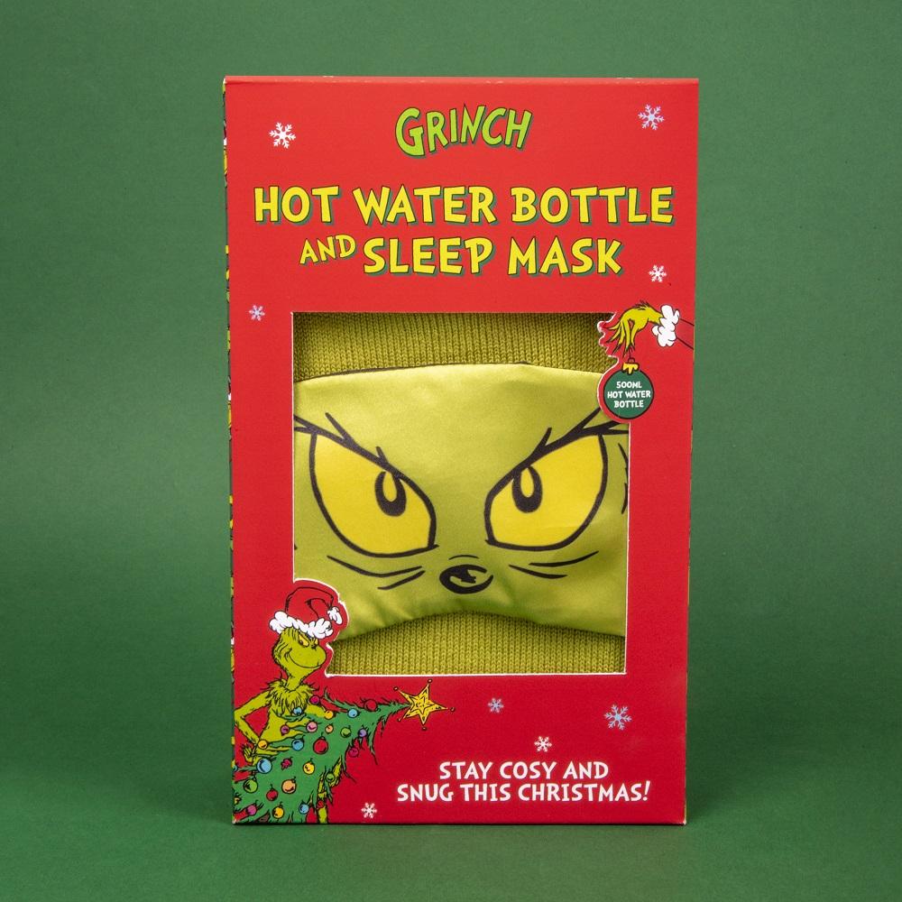 GRINCH - Gift Box - Hot Water Bottle + Sleep Mask