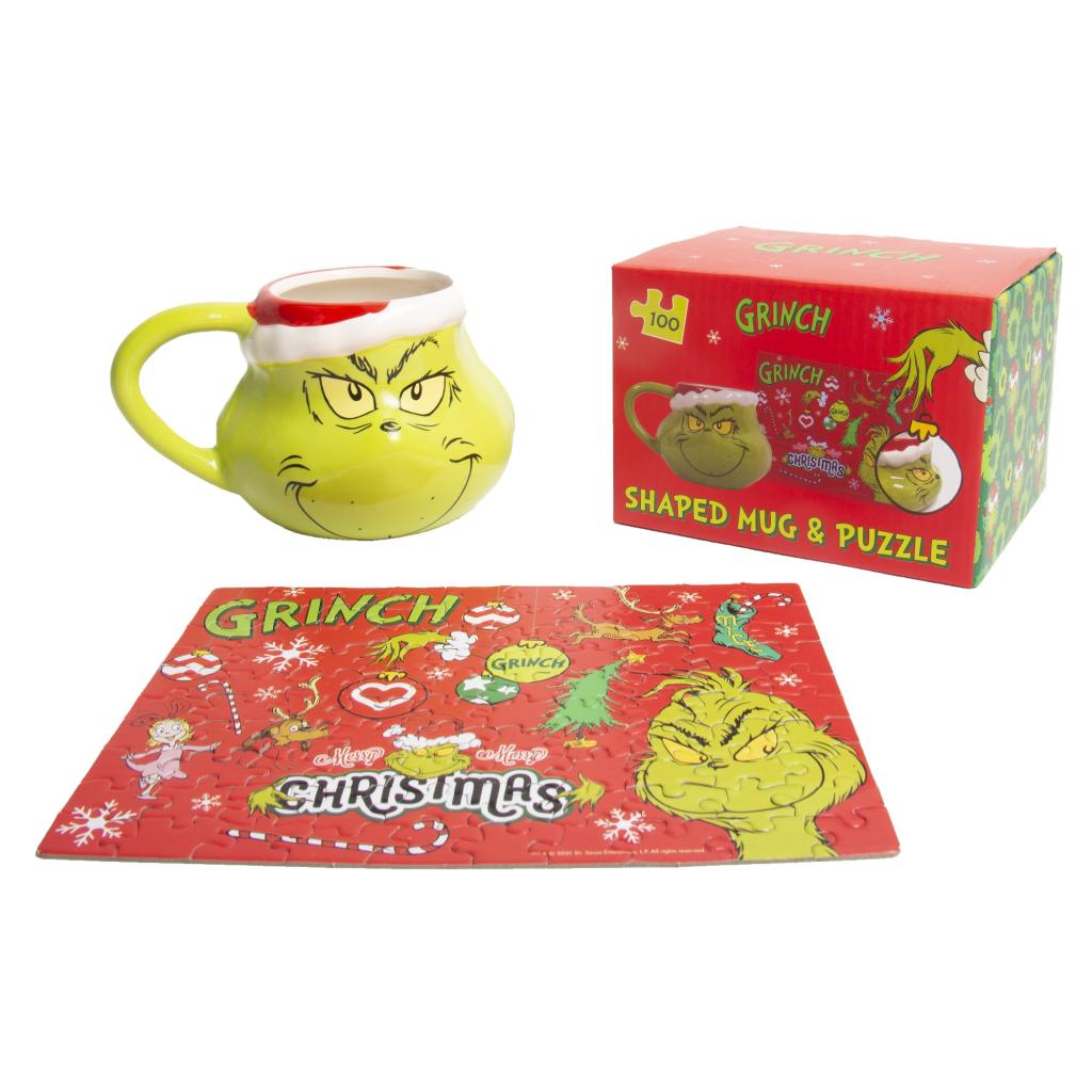 GRINCH - Gift Box - Mug 12Oz + Puzzle 100pc