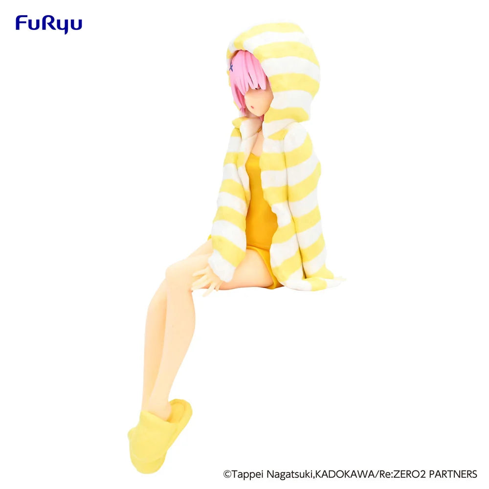 RE ZERO - Ram "Room Wear Yellow" - Statue PVC Noodle Stopper 14cm