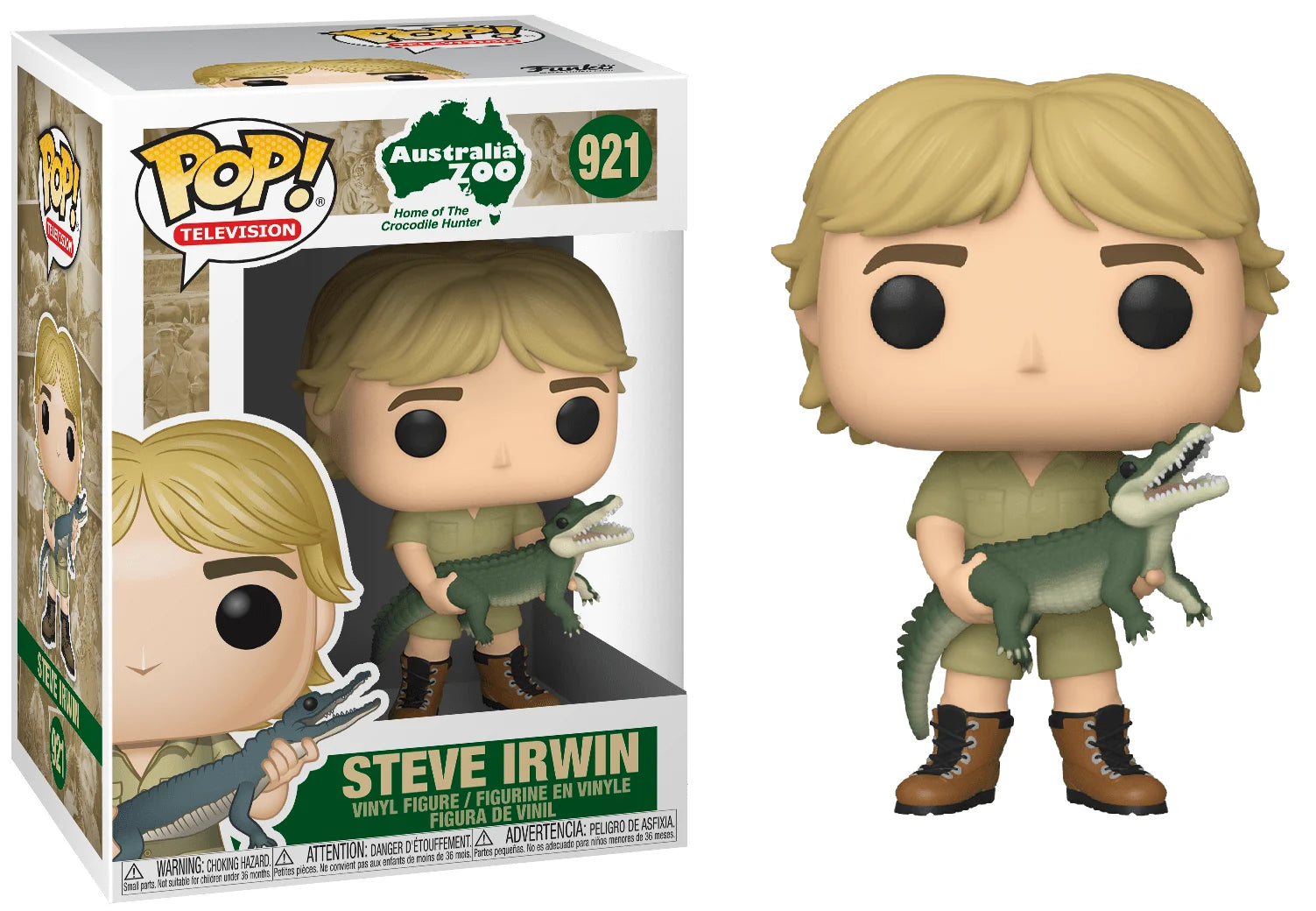 CROCODILE HUNTER - POP N° 921 - Steve Irwin with Chase