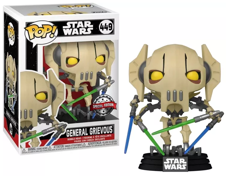 STAR WARS - POP N° 449 - Général Grievous "4 Sabres Lasers"