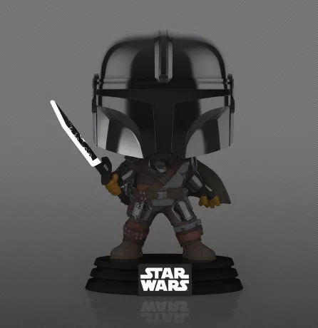 THE MANDALORIAN - POP Star Wars N° 491 - Mandalorian avec Darksaber