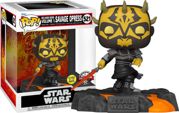 STAR WARS - POP Deluxe N° 521 - Savage Opress (Glow In The Dark)