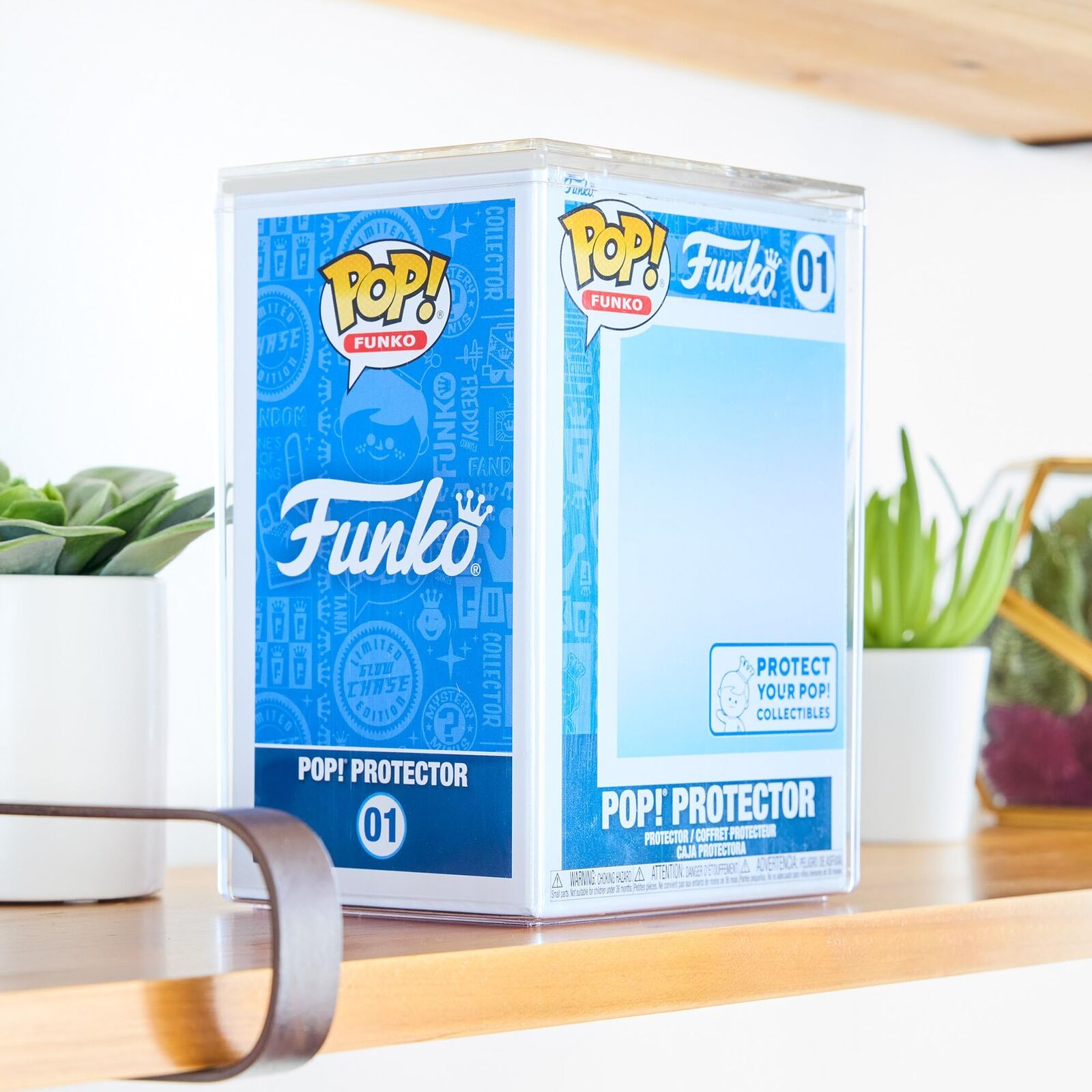 FUNKO STORAGE BOX - Hard Acrylic POP Protector Box 'Official By FUNKO'