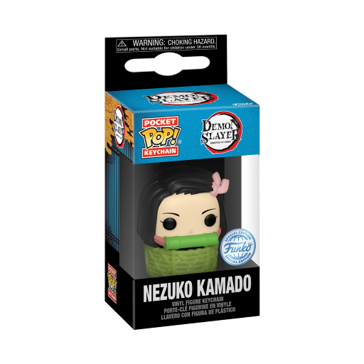 DEMON SLAYER - Pocket Pop Keychains - Nezuko in Basket