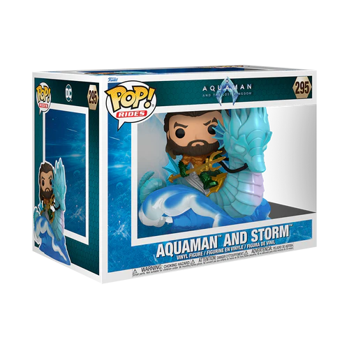 AQUAMAN 2 - POP Ride DLX N° 295 - Aquaman and Storm