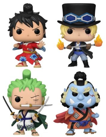 ONE PIECE - POP Animation N° 04 - S4 4pk (GW)