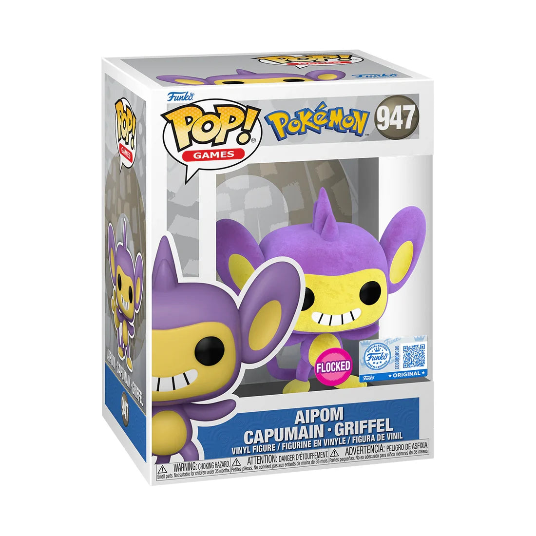 POKEMON - POP Games N° 947 - Aipom (Flocked)