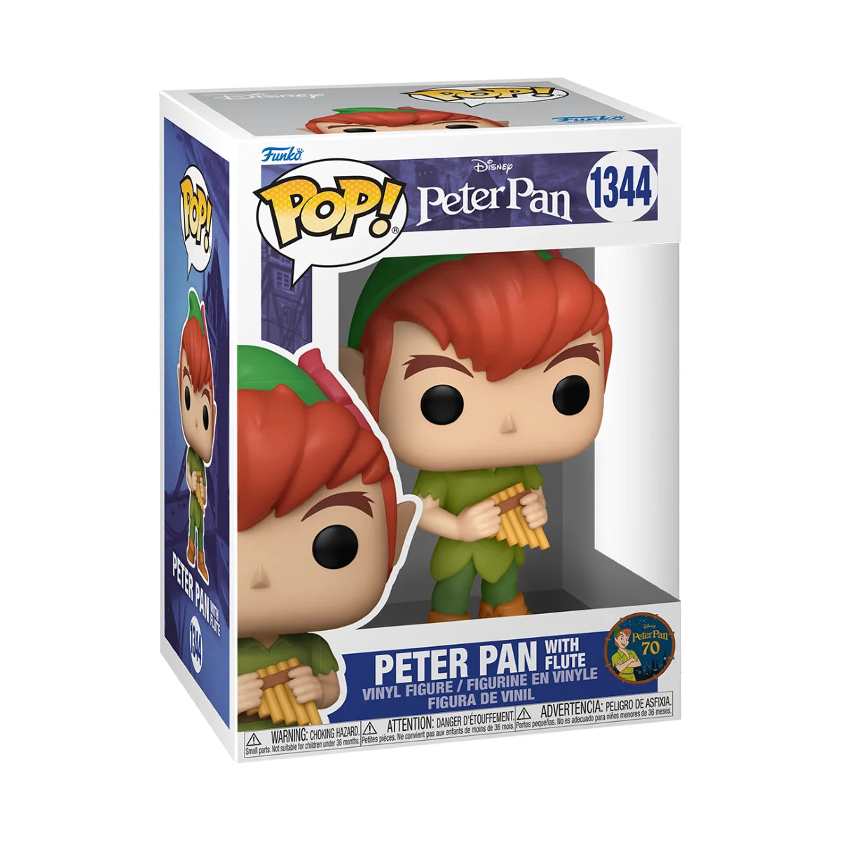 PETER PAN "70TH ANNIVERSARY" - POP N° 1344 - Peter with Flute