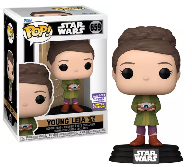 STAR WARS OBI WAN - POP N° 659 - Young Leia with Lola