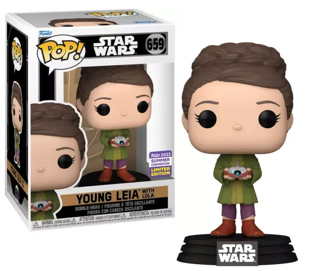 STAR WARS OBI WAN - POP N° 659 - Young Leia with Lola