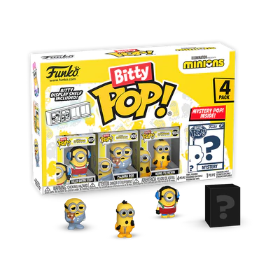 MINIONS - Bitty Pop 4 Pack 2.5cm - Roller Skating Stuart