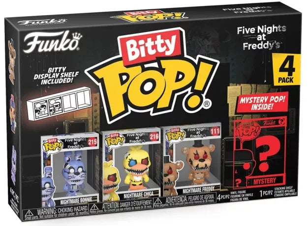 FIVE NIGHTS AT FREDDY'S - Bitty Pop 4 Pack 2.5cm - Nightmare Bonnie
