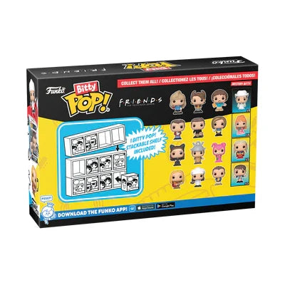 FRIENDS - Bitty Pop 4 Pack 2.5cm - 80's Rachel
