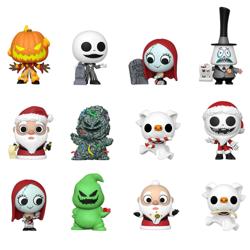 NIGHTMARE BEFORE CHRISTMAS 30TH - Mystery Minis (BOX 12 Figurines)