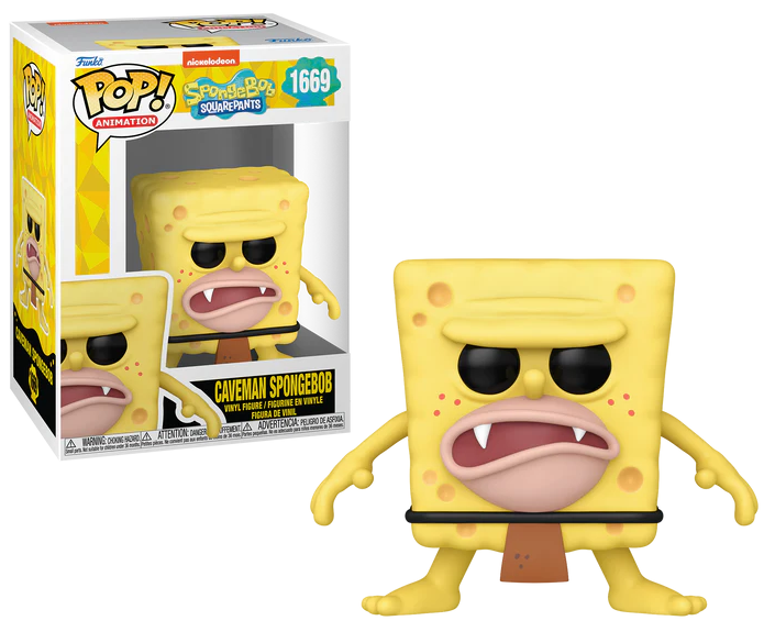 SPONGEBOB SQUAREPANTS - POP Animation N° 1669 - SpongeBob "Caveman"