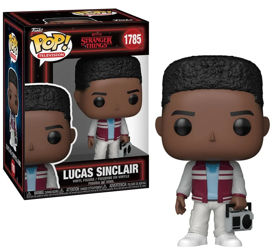 STRANGER THINGS S5 - POP TV N° 1785 - Lucas Sinclair with Boombox