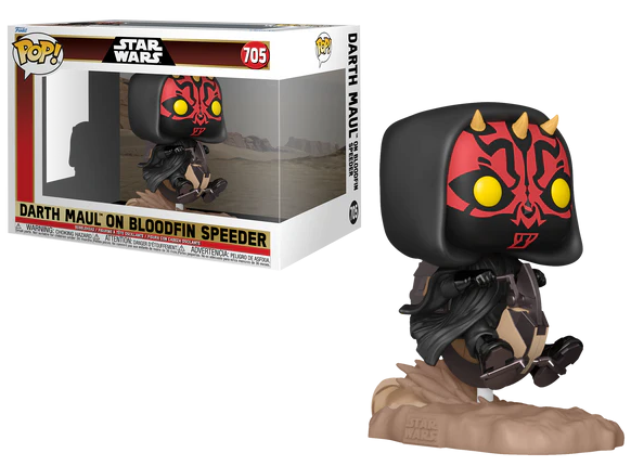 STAR WARS 1 - POP Ride DLX N° 705 - Darth Maul on Bloodfin