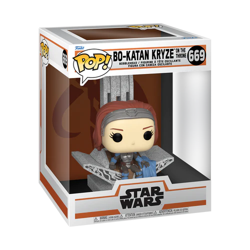 THE MANDALORIAN - POP Deluxe N° 669 - Bo Katan with Throne