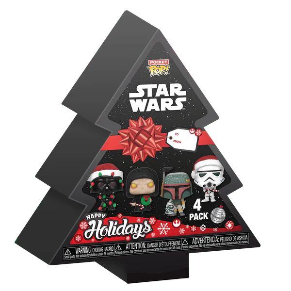 STAR WARS - Pocket Pop 4 Pack - Tree Holiday