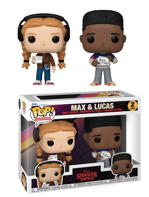STRANGER THINGS S4 - POP TV - 2 Pack Max & Lucas