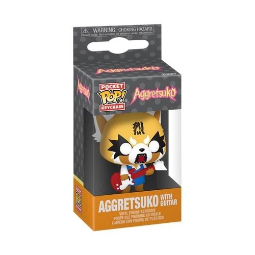 AGGRETSUKO - Pocket Pop Keychains - Aggretsuko with Guitar